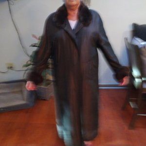 Mink raincoat